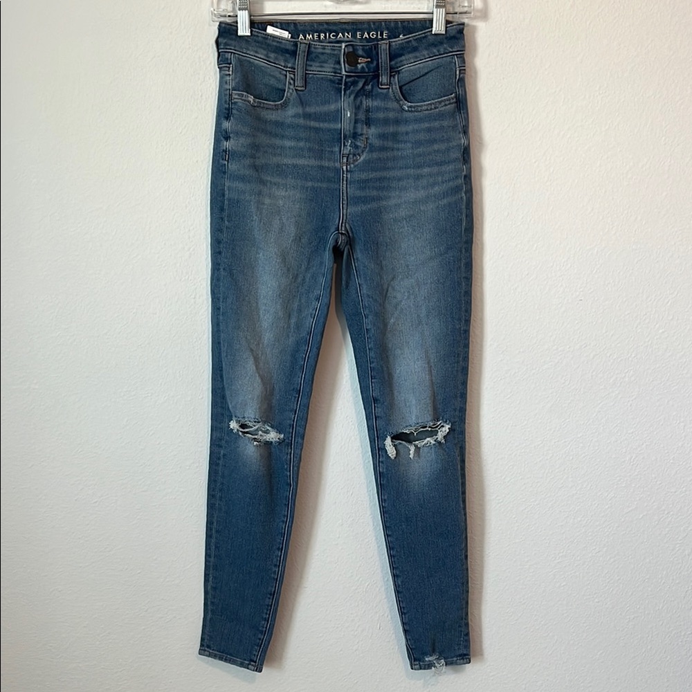 AMERICAN EAGLE High Rise Jegging Jeans 00 Short